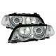 Přední čirá světla BMW E46 Lim. 98-01 LED, chrom