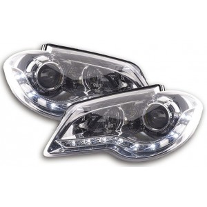 Přední světla DEVIL EYES VW Touran 1T GP 06-10 – chrom