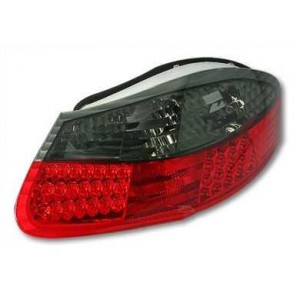 Zadní čirá světla Porsche Boxster 986 96-04 - LED, červená/kouřová