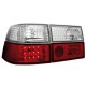 Čirá světla VW Corrado 88-95 – LED, červená/krystal