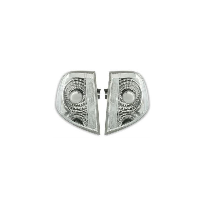 Přední čiré blikače Audi A4 B5 94-99 – chrom