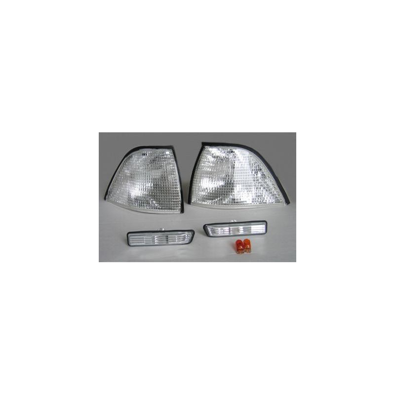 Set blikačů BMW E36 Coupé+Cabrio 96– _ stříbrné