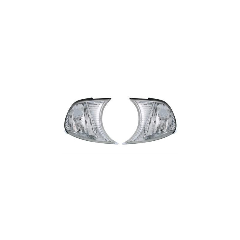 Čiré blikače BMW E46 Coupé+Cabrio 01-03 - chrom