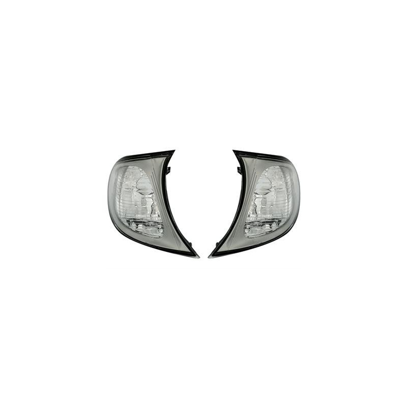 Čiré blikače BMW E46 Lim.+Touring 01-05 – chrom