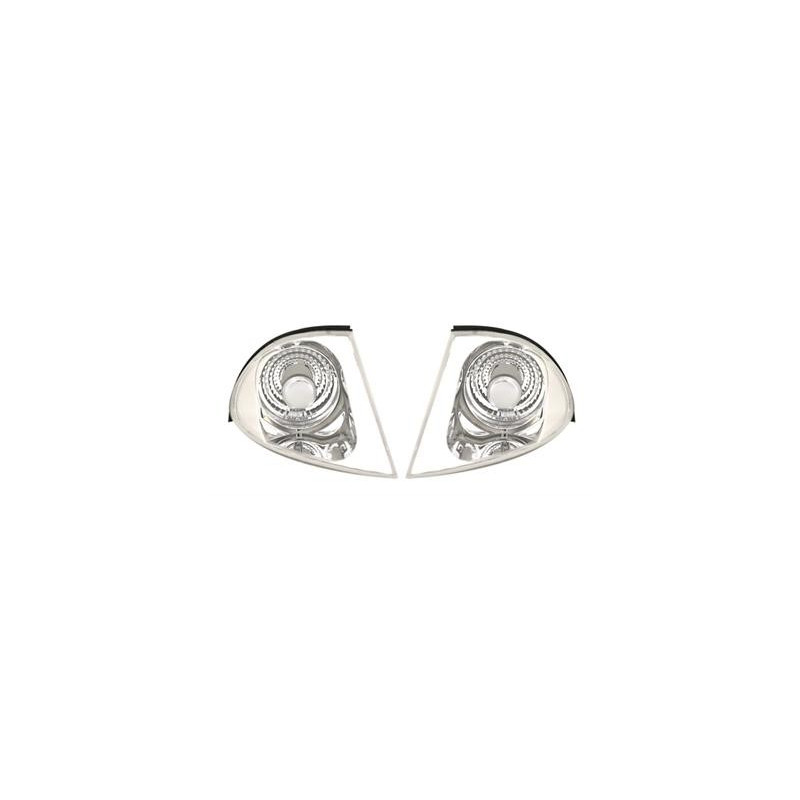 Čiré blikače BMW E46 Lim.+Touring 98-01 – chrom