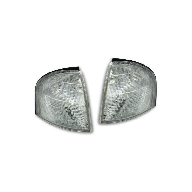 Čiré blikače Mercedes Benz W202 C-tř. 93-00 – bílé