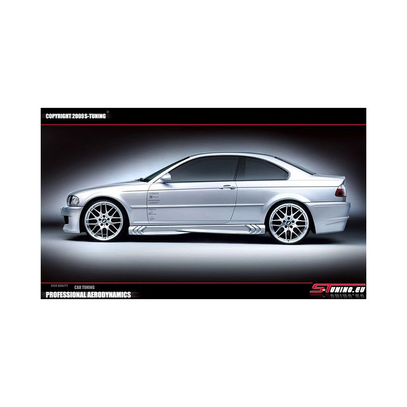 BMW E46 Coupé – kryty prahů "S-POWER"