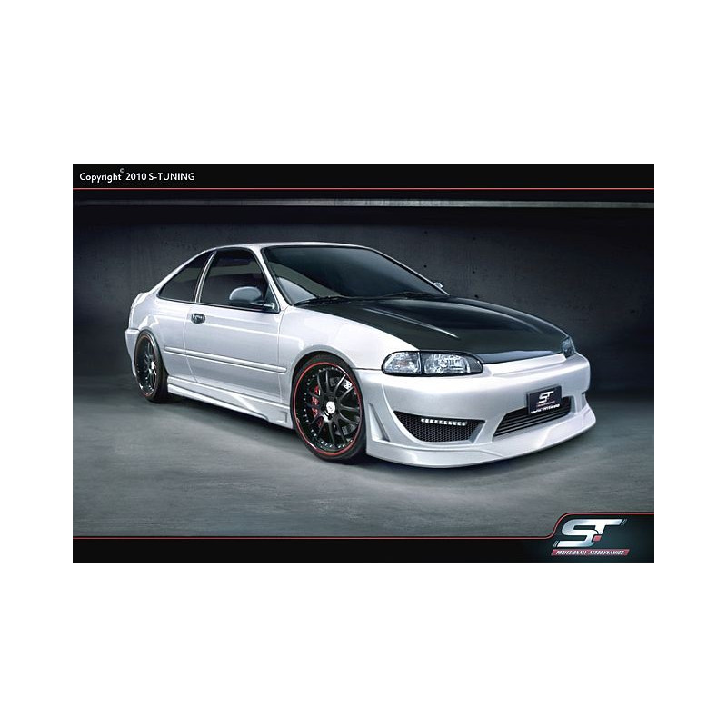 Honda Civic Coupe 92-95 – kryty prahů "QUATRON" 