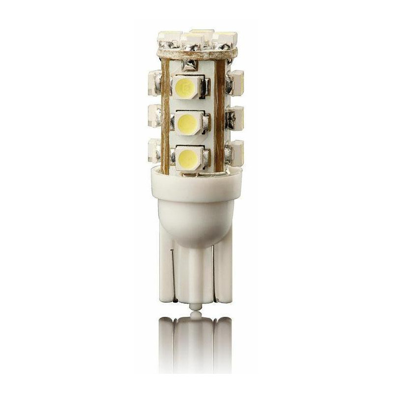 LED žárovka T10 12V 5W 16LED - bílá