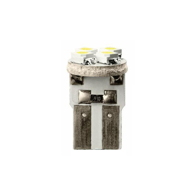 LED žárovka T10 12V 5W 4SMD LED - bílá