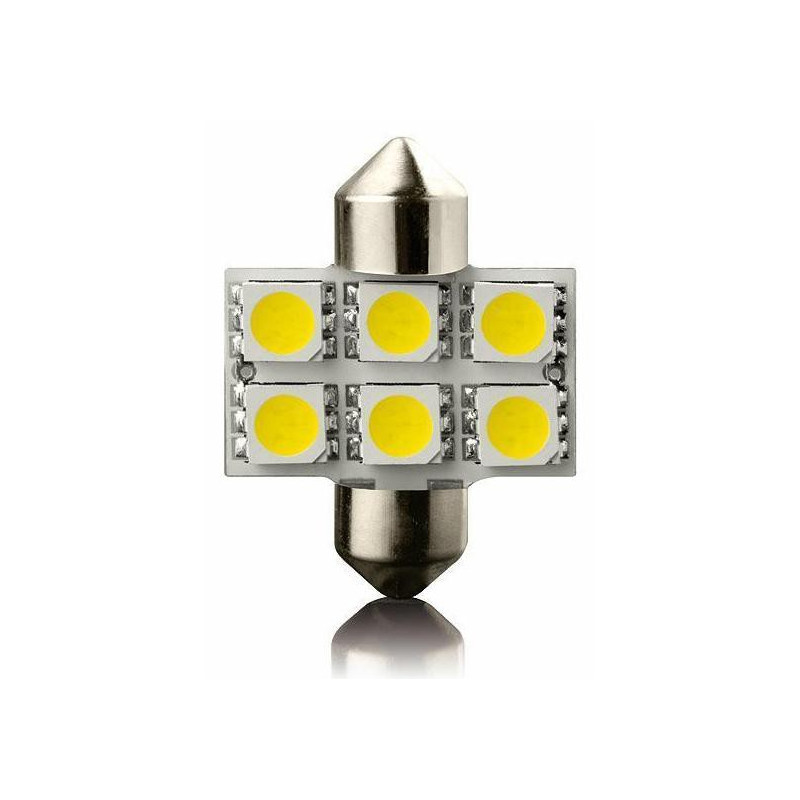 LED sufitka SV8,5 31mm 12V 6SMD LED – bílá