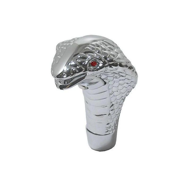 Hlavice řadicí páky COBRA – chrom, svíticí