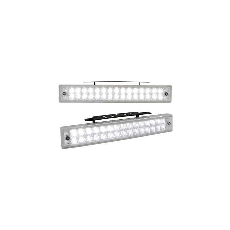 Světla pro denní svícení 2x30 LED – chrom