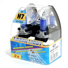 Žárovka H7 12V 55W WHITE LASER 2ks