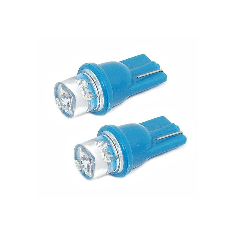 Žárovka 1LED 12V  T10  modrá  2ks
