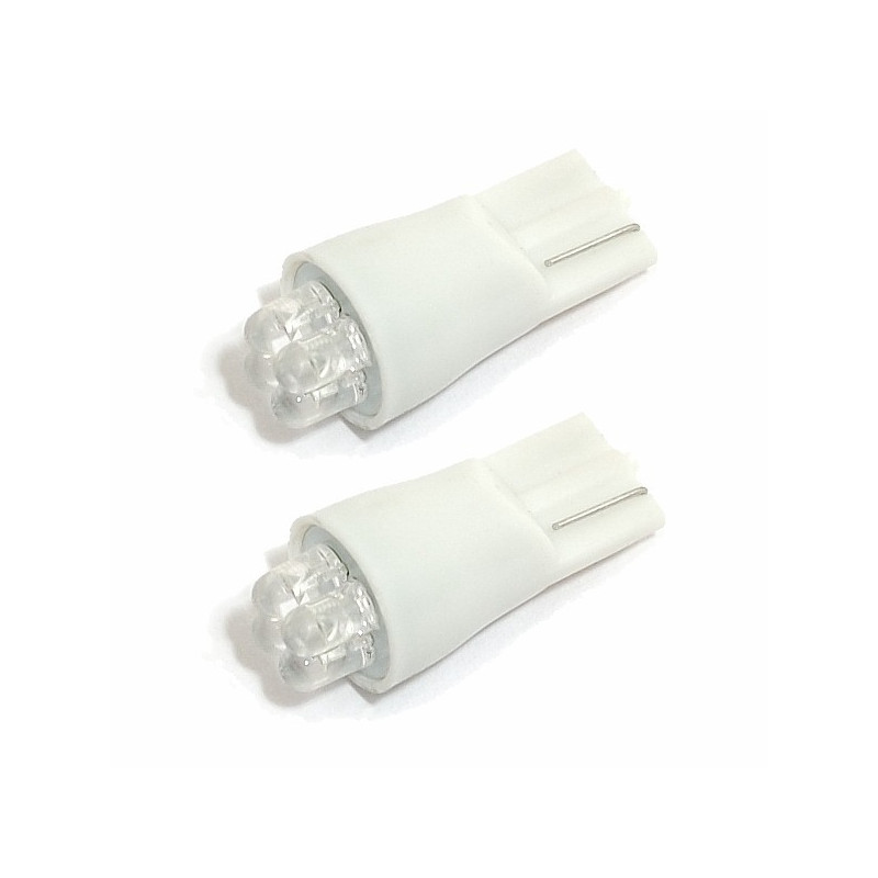 Žárovka 4LED 12V  T10  bílá  2ks