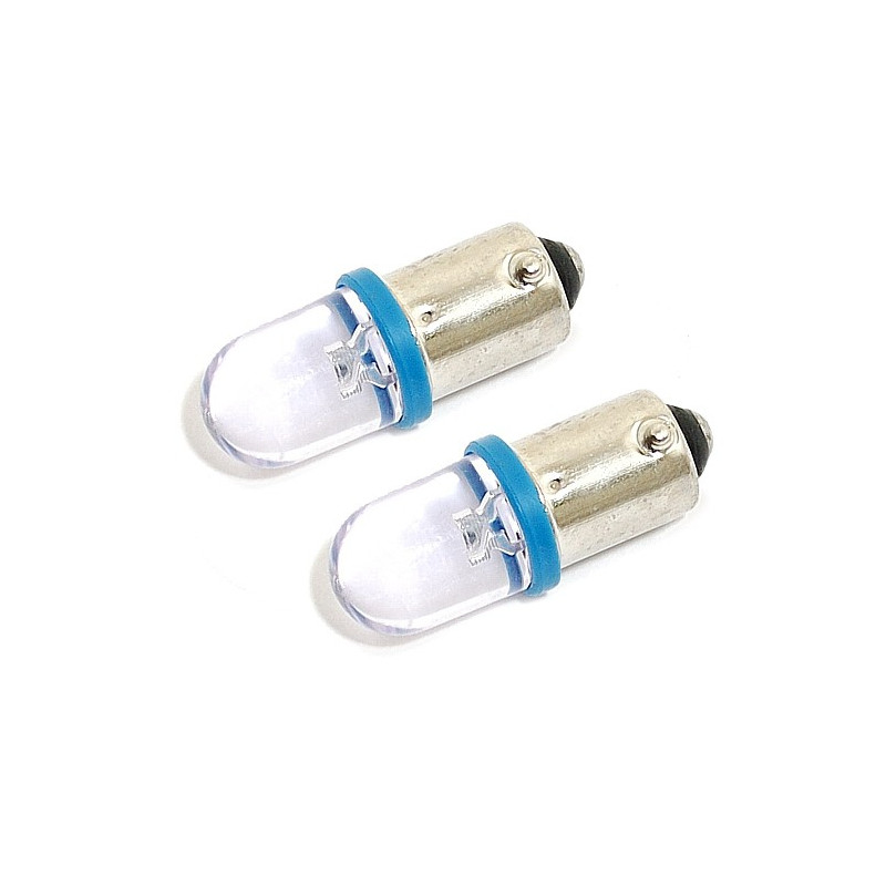 Žárovka 1LED 12V  Ba9s  modrá  2ks