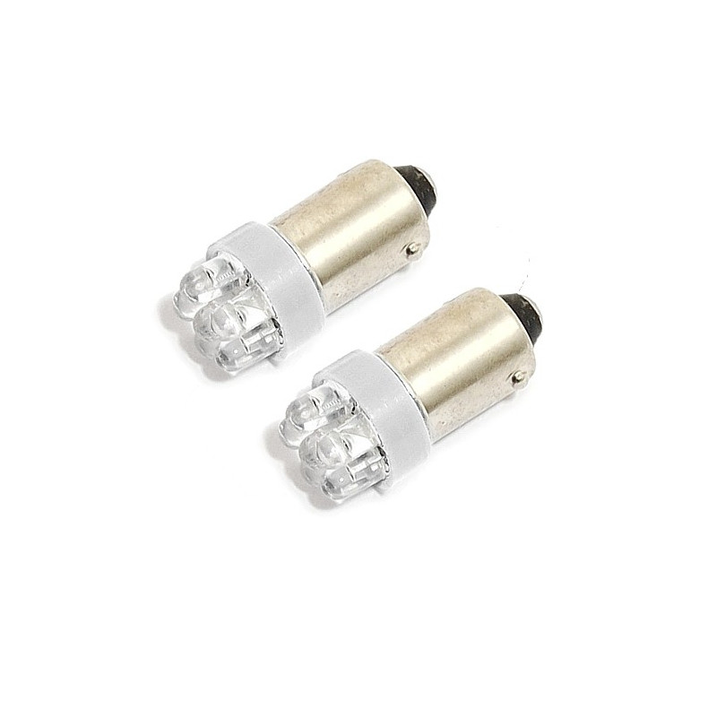 Žárovka 6LED 12V  Ba9s  bílá  2ks