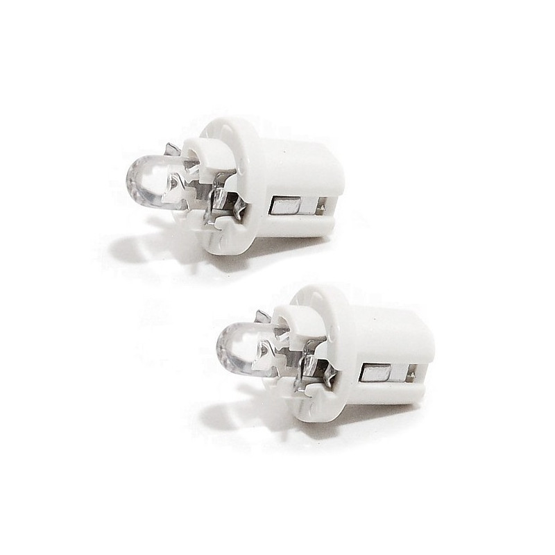 Žárovka 1LED 12V  B8,5d  bílá 2ks