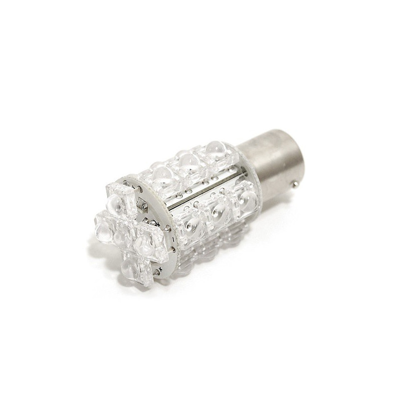 Žárovka 20 SUPER LED 12V Ba15s červená