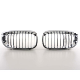 Maska BMW 3er E46 Coupe 03-05 – chrom/černá