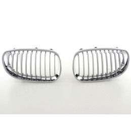 Maska BMW 5er E60 05-10 – chrom/černá