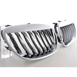 Maska BMW 5er E60 05-10 – chrom/černá