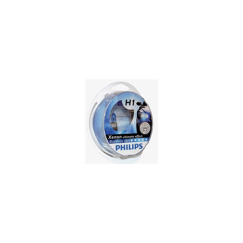 Žárovky Philips H1 BlueVision ultra Xenoneffect 12V 55W