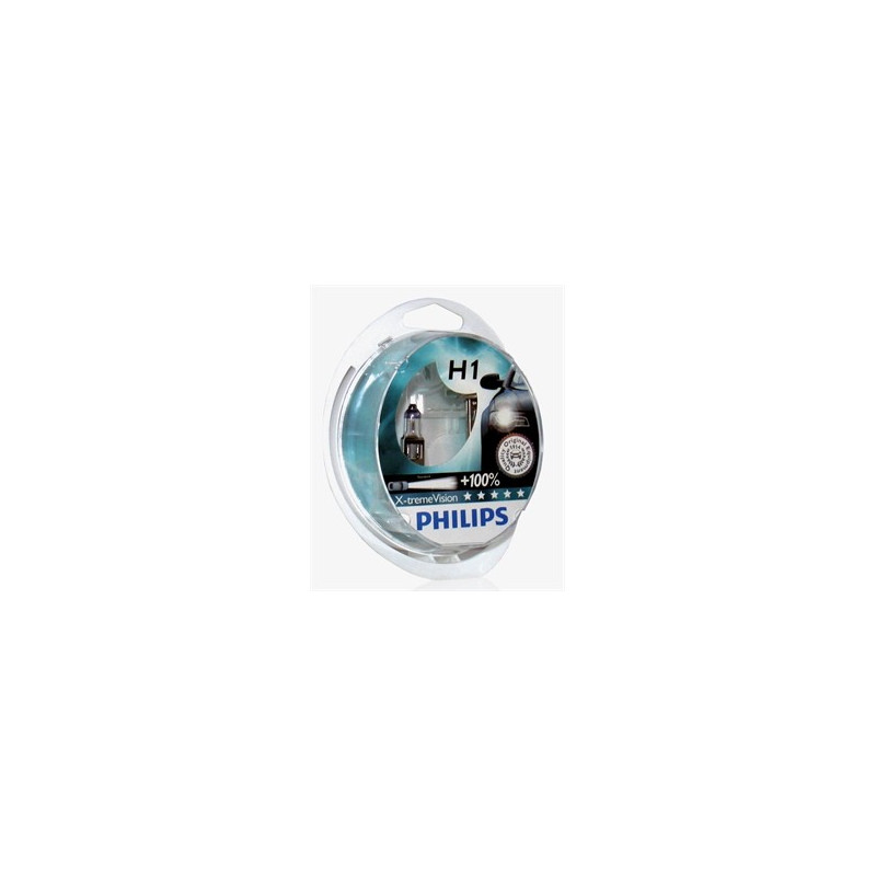 Žárovky Philips H1 X-treme Vision +100% 12V 55W