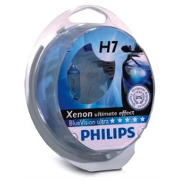 Žárovky Philips H7 BlueVision ultra Xenoneffect 12V 55W