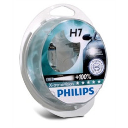 Žárovky Philips H7 X-treme Vision +100% 12V 55W