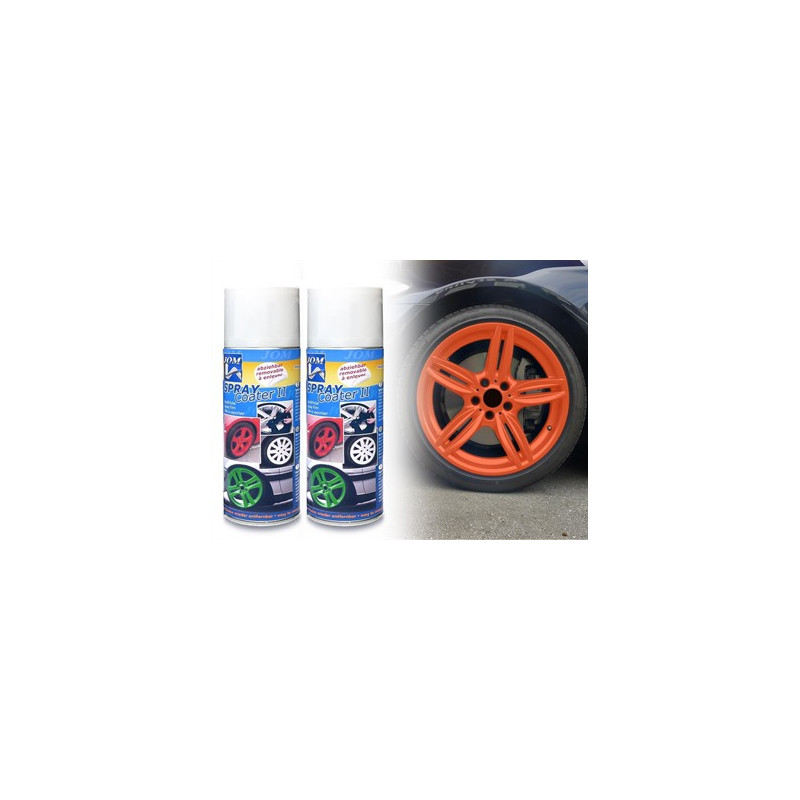 Barva na alu kola 2x 400 ml /oranžová