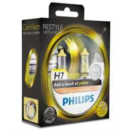 Autožárovky Philips H7 Color Vision žluté 12V 55W