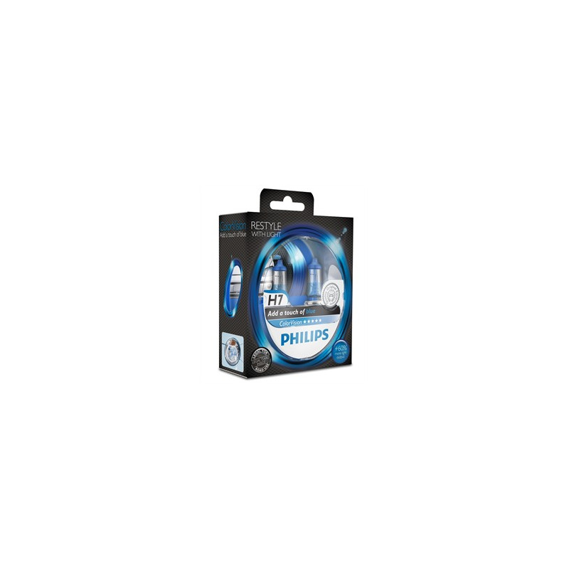 Autožárovky Philips H7 Color Vision modré 12V 55W
