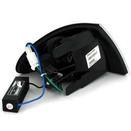 LED přední blikače BMW E46 Lim.+Touring 98-01 chrom/černá