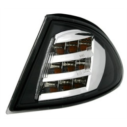 LED přední blikače BMW E46 Lim.+Touring 98-01 chrom/černá
