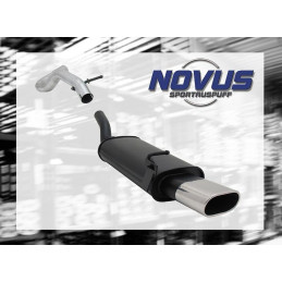 VW Golf 4 sportovní výfuk NOVUS, koncovka 135x75mm