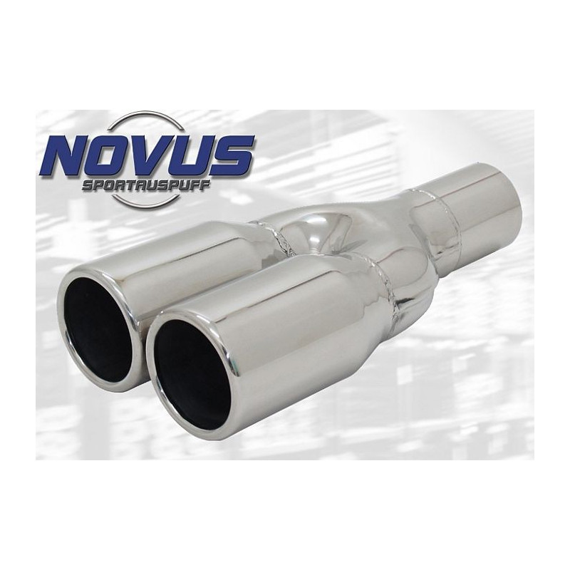 Koncovka výfuku NOVUS 2x76mm M Design