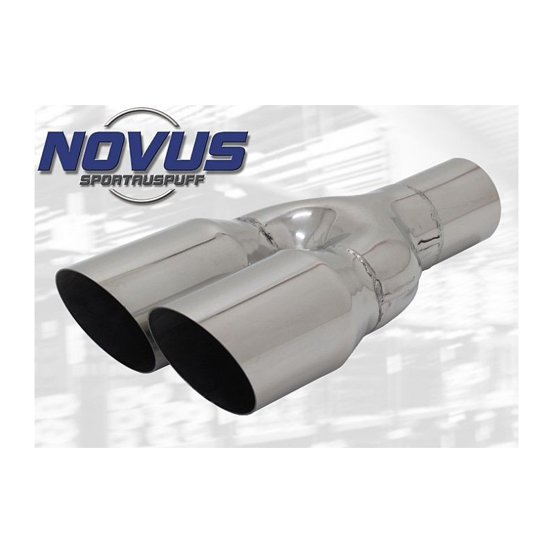 Koncovka výfuku NOVUS 2x76mm MS Design