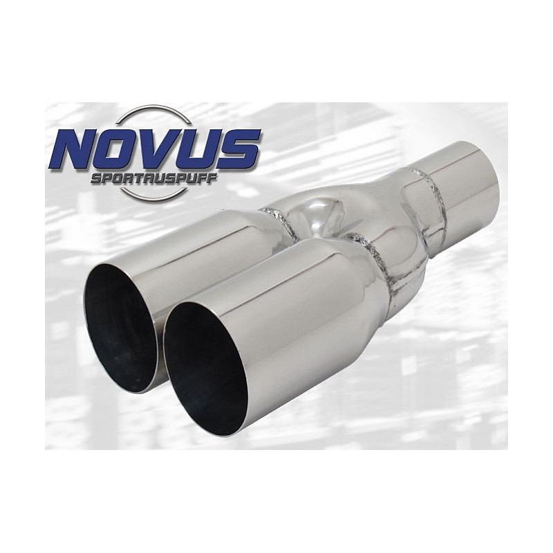 Koncovka výfuku NOVUS 2x76mm RL Design