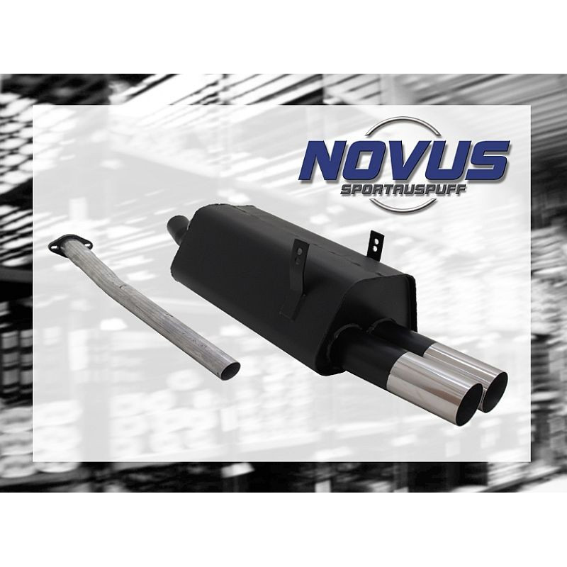 BMW E36 sportovní výfuk, koncovka 2x76mm RL