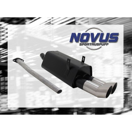 BMW E36 sportovní výfuk, koncovka DTM 2x90mm