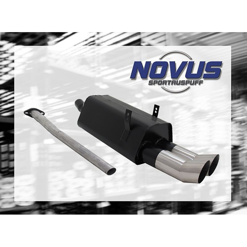 BMW E36 sportovní výfuk, koncovka DTM 2x90mm