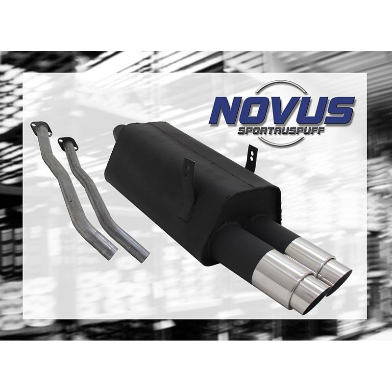 BMW E36 sportovní výfuk, koncovka 2x90mm GP3
