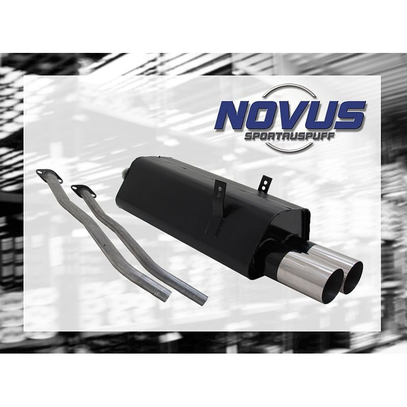 BMW E36 sportovní výfuk, koncovka 2x90mm RL