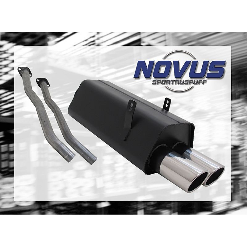 BMW E36 sportovní výfuk, koncovka 2x90mm SR