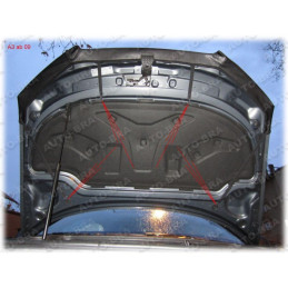 Audi A3 8P (09-12) potah kapoty CARBON černý