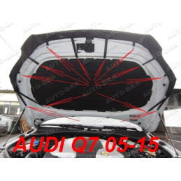 Audi Q7 4L (05-15) potah kapoty černý