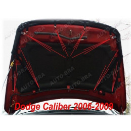 Dodge Caliber (06-11) potah kapoty CARBON černý