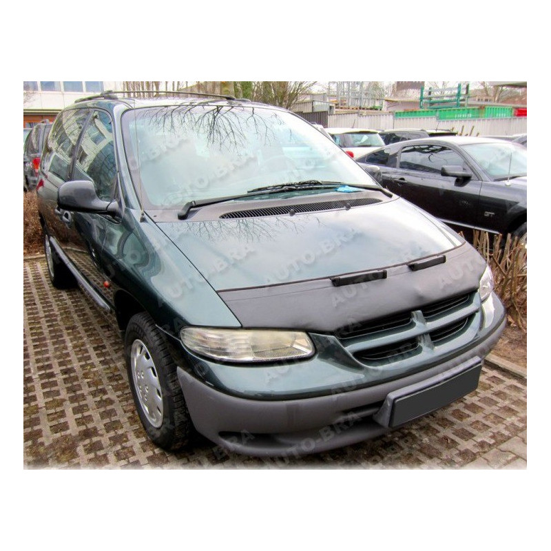 Dodge Caravan (96-01) potah kapoty CARBON černý